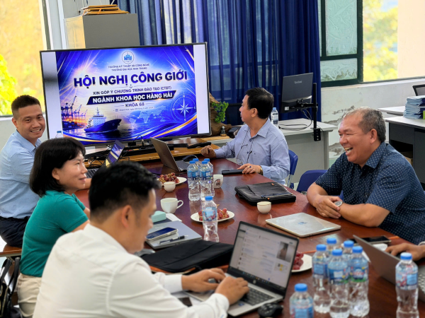 Hội nghị công giới xin góp chương trình đào tạo ngành Khoa học hàng hải giai đoạn 2026 - 2030