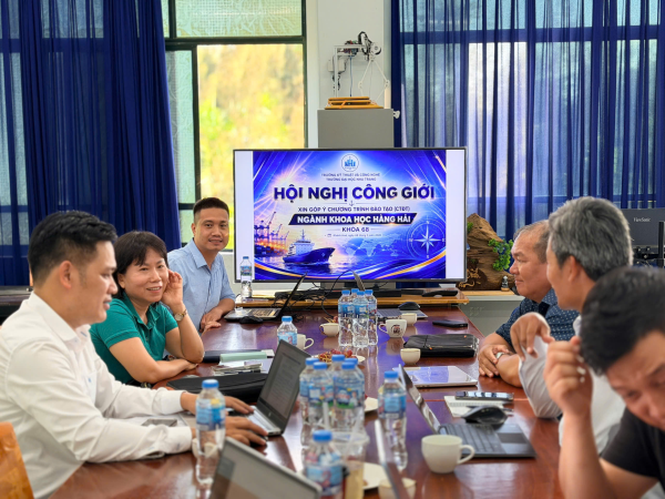Hội nghị công giới xin góp chương trình đào tạo ngành Khoa học hàng hải giai đoạn 2026 - 2030