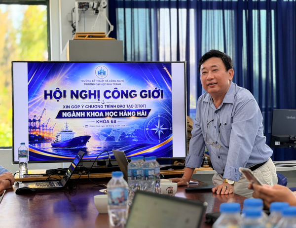 Hội nghị công giới xin góp chương trình đào tạo ngành Khoa học hàng hải giai đoạn 2026 - 2030